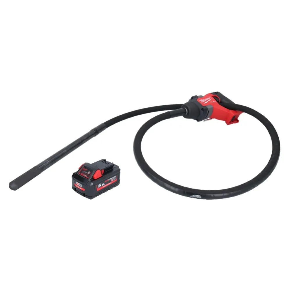 Milwaukee M18 FCVN24-551 Akumulatorowy wibrator do betonu 18 V 2,4 m bezszczotkowy + 1x akumulator 5,5 Ah - bez ładowarki