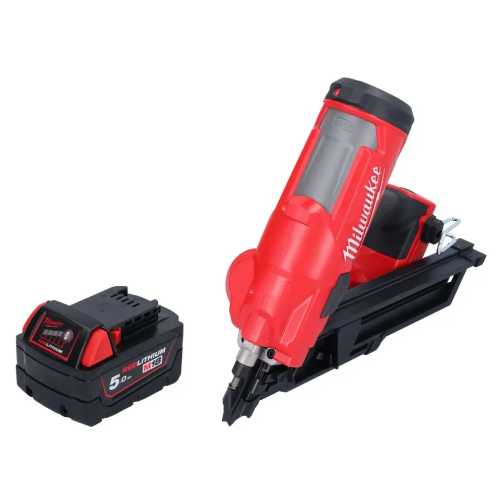 Milwaukee M18 FFN-501 gwoździarka akumulatorowa 18 V 50 - 90 mm bezszczotkowa + 1x akumulator 5,0 Ah - bez ładowarki