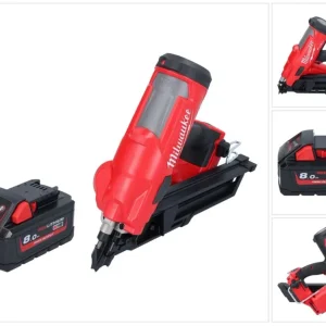 Milwaukee M18 FFN-801 gwoździarka akumulatorowa 18 V 50 - 90 mm bezszczotkowa + 1x akumulator 8,0 Ah - bez ładowarki