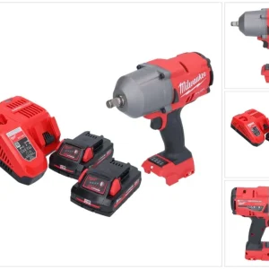 Milwaukee M18 FHIWF12-302 akumulatorowy klucz udarowy 18 V 1356 Nm 1/2" bezszczotkowy + 2x akumulator 3,0 Ah + ładowarka