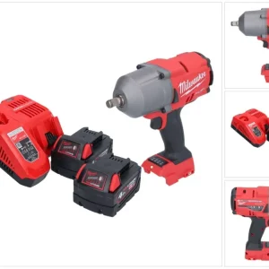 Milwaukee M18 FHIWF12-402 Akumulatorowy klucz udarowy 18 V 1356 Nm 1/2" bezszczotkowy + 2x akumulator 4,0 Ah + ładowarka