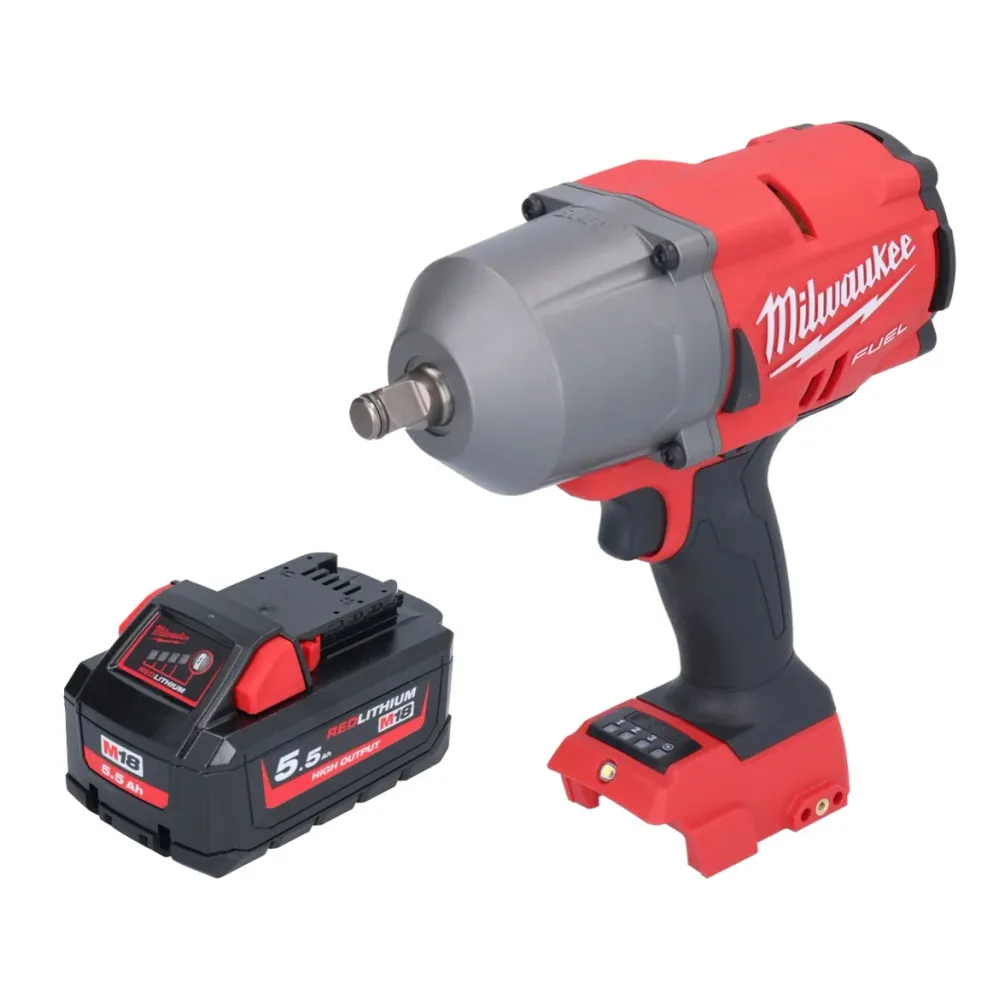 Milwaukee M18 FHIWF12-551 akumulatorowy klucz udarowy 18 V 1356 Nm 1/2" bezszczotkowy + 1x akumulator 5,5 Ah - bez ładowarki