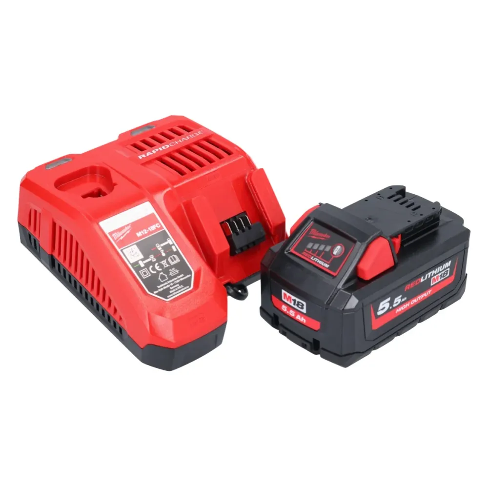 Milwaukee M18 FHIWF12-551 akumulatorowy klucz udarowy 18 V 1356 Nm 1/2" bezszczotkowy + 1x akumulator 5,5 Ah + ładowarka