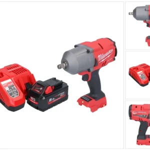 Milwaukee M18 FHIWF12-801 akumulatorowy klucz udarowy 18 V 1356 Nm 1/2" bezszczotkowy + 1x akumulator 8,0 Ah + ładowarka
