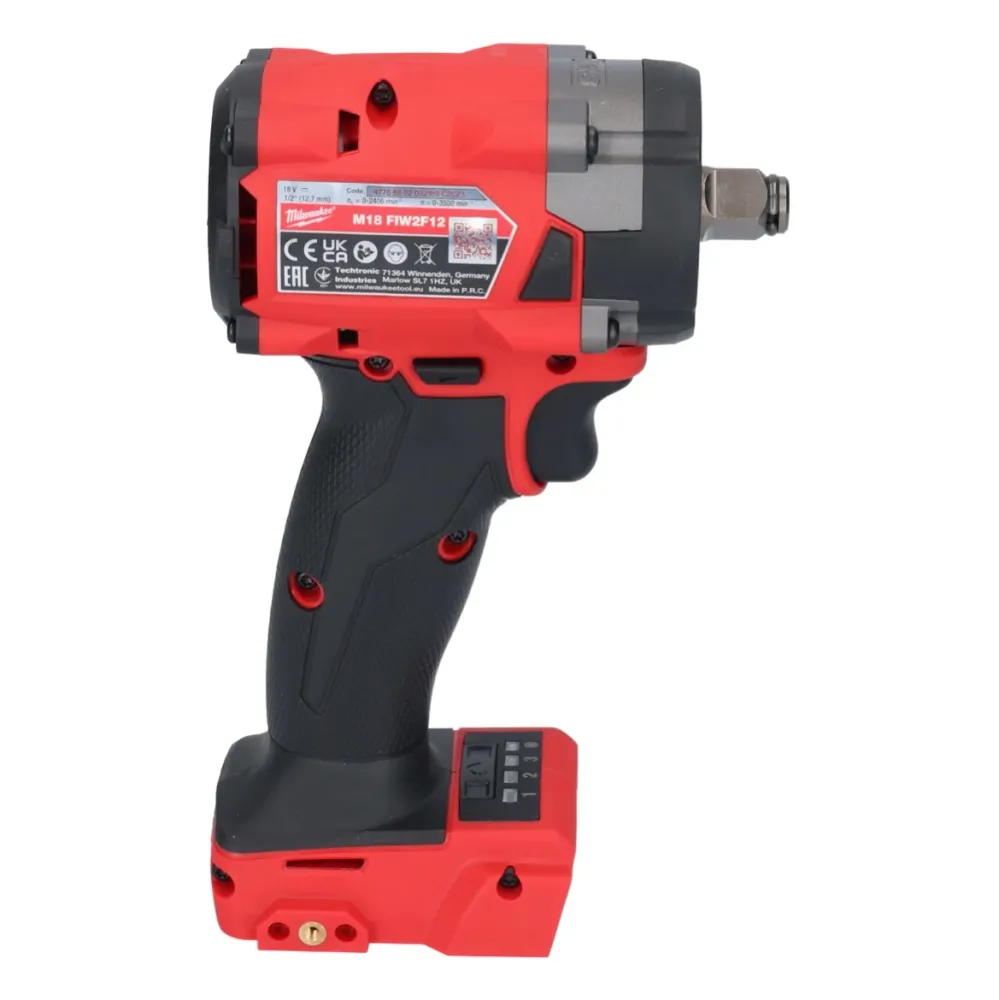 Milwaukee M18 FIW2F12-502 Akumulatorowy klucz udarowy 18 V 339 Nm 1/2" bezszczotkowy + 2x akumulator 5,0 Ah + ładowarka