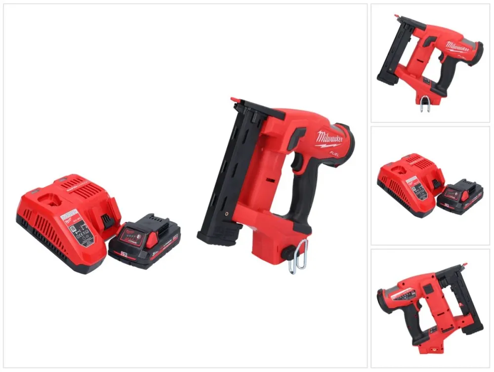 Milwaukee M18 FNCS18GS-301X wkrętarka akumulatorowa 18 V 9,5 - 38 mm bezszczotkowa + 1x akumulator 3,0 Ah + ładowarka + sk...