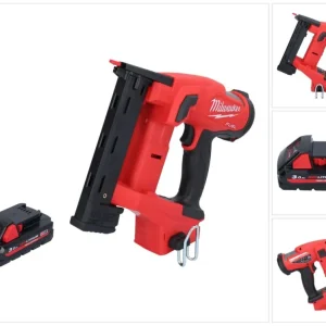 Milwaukee M18 FNCS18GS-301X zszywacz akumulatorowy 18 V 9,5 - 38 mm bezszczotkowy + 1x akumulator 3,0 Ah + HD Box - bez ła...