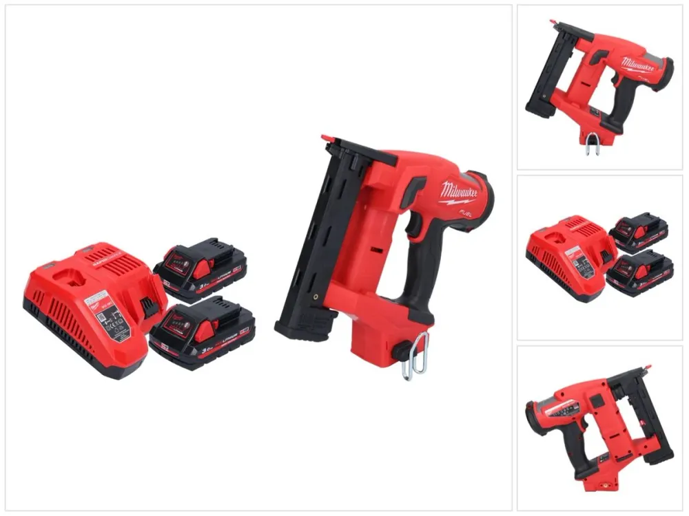 Milwaukee M18 FNCS18GS-302X wkrętarka akumulatorowa 18 V 9,5 - 38 mm bezszczotkowa + 2x akumulator 3,0 Ah + ładowarka + pu...