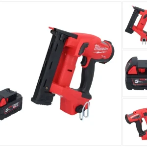 Milwaukee M18 FNCS18GS-501X zszywacz akumulatorowy 18 V 9,5 - 38 mm bezszczotkowy + 1x akumulator 5,0 Ah + HD Box - bez ła...