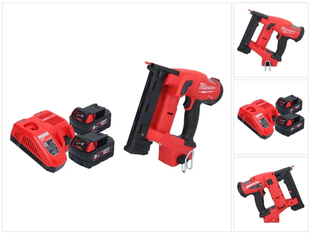 Milwaukee M18 FNCS18GS-502X wkrętarka akumulatorowa 18 V 9,5 - 38 mm bezszczotkowa + 2x akumulator 5,0 Ah + ładowarka + sk...