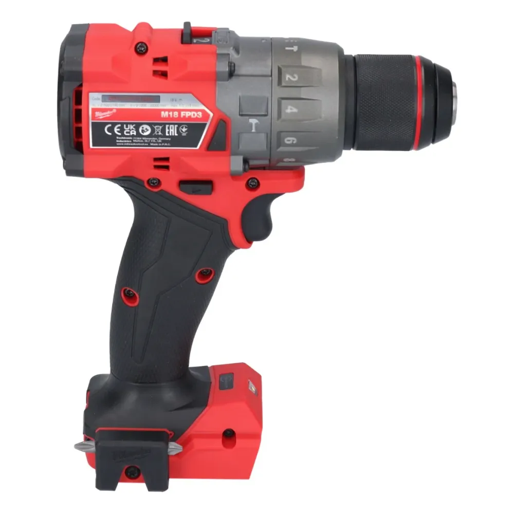 Milwaukee M18 FPD3-302 akumulatorowa wiertarko-wkrętarka udarowa 18 V 158 Nm bezszczotkowa + 2x akumulator 3,0 Ah + ładowarka