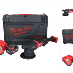 Milwaukee M18 FROP21-551X Akumulatorowa polerka mimośrodowa 18 V 150 mm bezszczotkowa + 1x akumulator 5,5 Ah + ładowarka +...