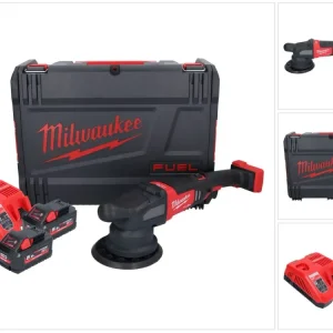 Milwaukee M18 FROP21-552X akumulatorowa polerka mimośrodowa 18 V 150 mm bezszczotkowa + 2x akumulator 5,5 Ah + ładowarka +...