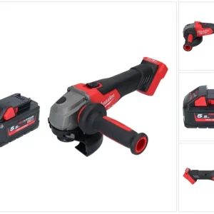 Milwaukee M18 FSAG125X-551 Akumulatorowa szlifierka kątowa 18 V 125 mm bezszczotkowa + 1x akumulator 5,5 Ah - bez ładowarki