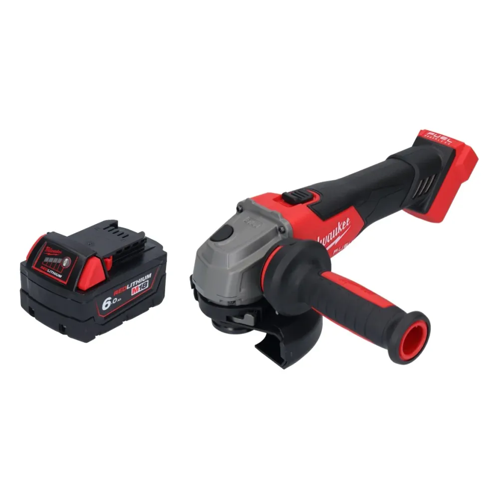 Milwaukee M18 FSAG125X-601 Akumulatorowa szlifierka kątowa 18 V 125 mm bezszczotkowa + 1x akumulator 6,0 Ah – bez ładowarki