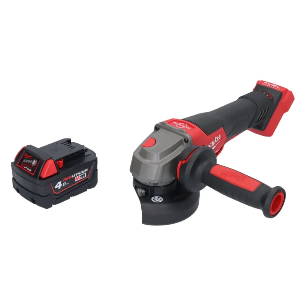 Milwaukee M18 FSAGV115XPDB-401 Akumulatorowa szlifierka kątowa 18 V 115 mm bezszczotkowa + 1x akumulator 4,0 Ah - bez łado...