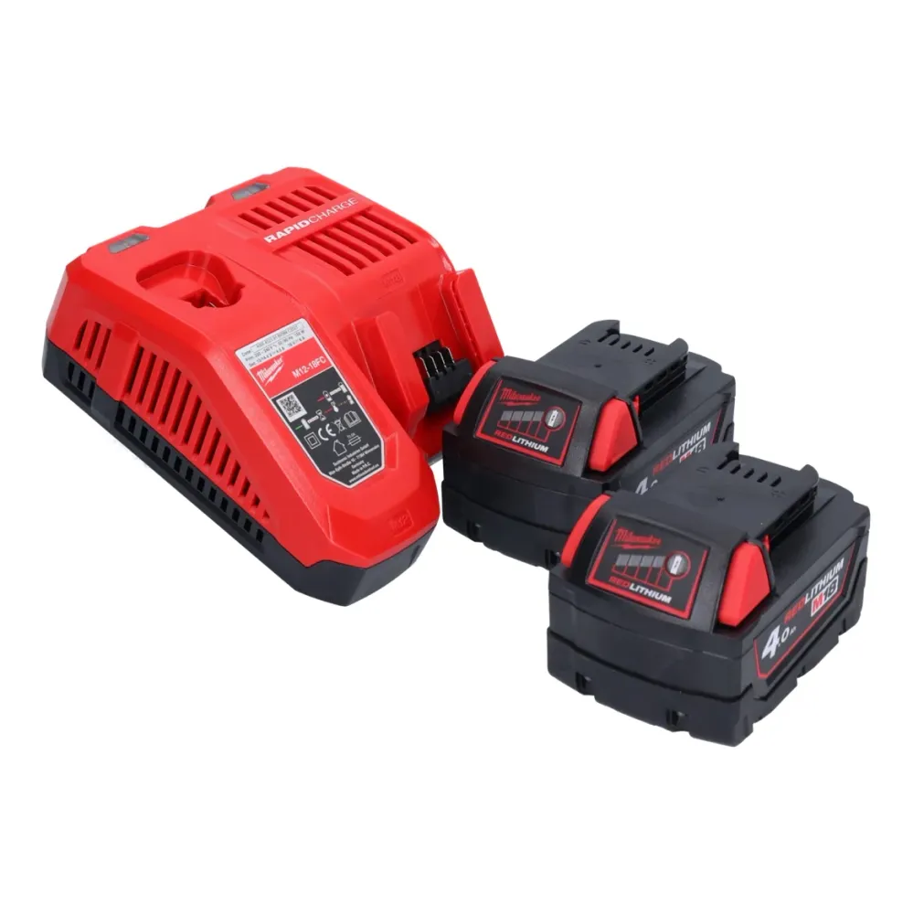 Milwaukee M18 FSAGV115XPDB-402 Akumulatorowa szlifierka kątowa 18 V 115 mm bezszczotkowa + 2x akumulator 4,0 Ah + ładowarka