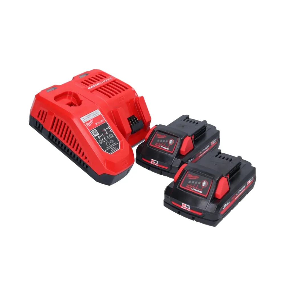 Milwaukee M18 FSZ-302 akumulatorowa pilarka szablasta 18 V bezszczotkowa + 2x akumulator 3,0 Ah + ładowarka
