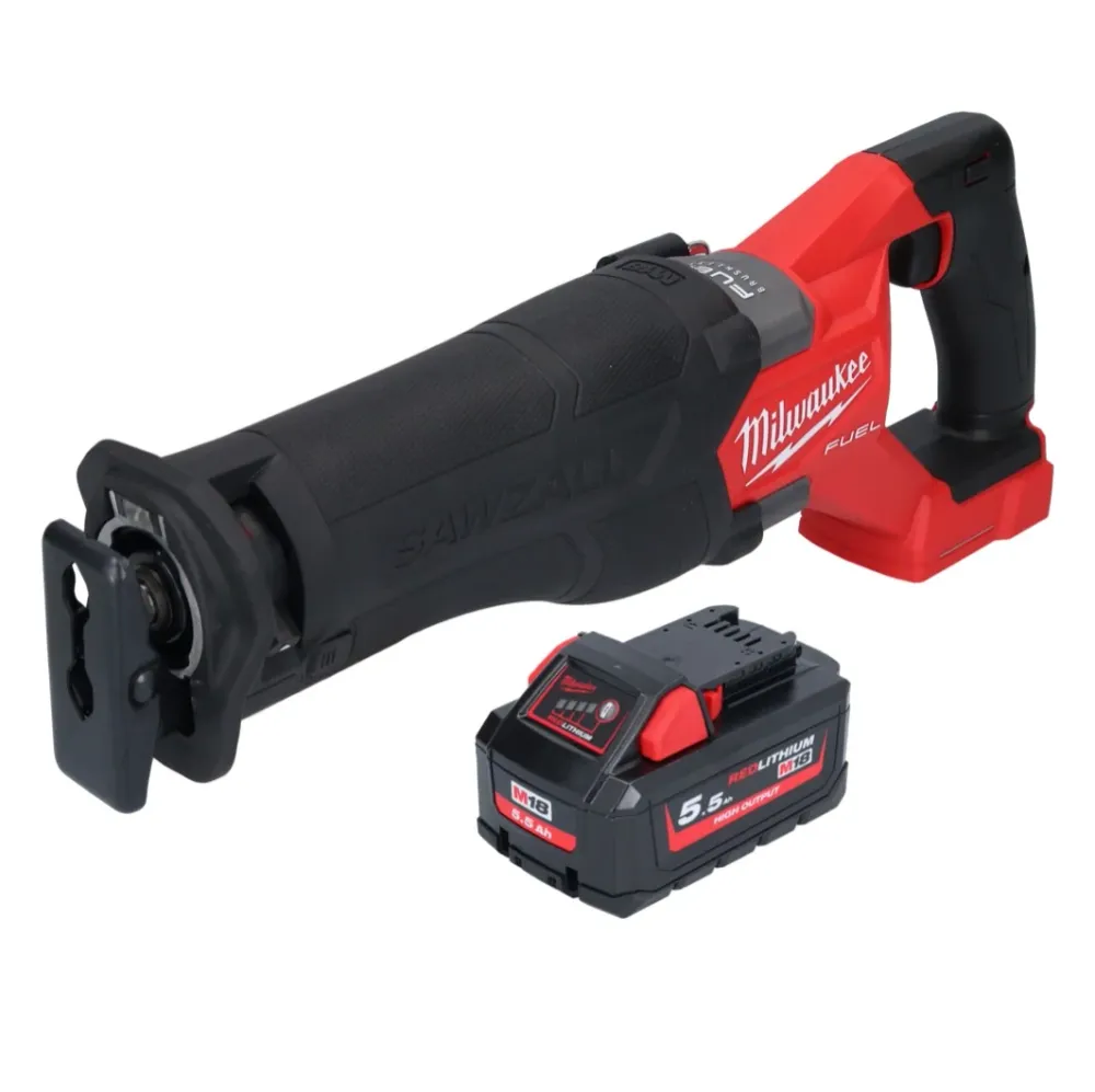 Milwaukee M18 FSZ-551 akumulatorowa pilarka szablasta 18 V bezszczotkowa + 1x akumulator 5,5 Ah - bez ładowarki