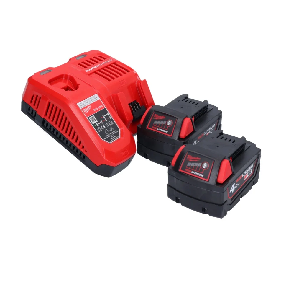 Milwaukee M18 ONEFHIWF1-402X Akumulatorowy klucz udarowy 18 V 2033 Nm 1″ bezszczotkowy + 2x akumulator 4,0 Ah + ładowarka...