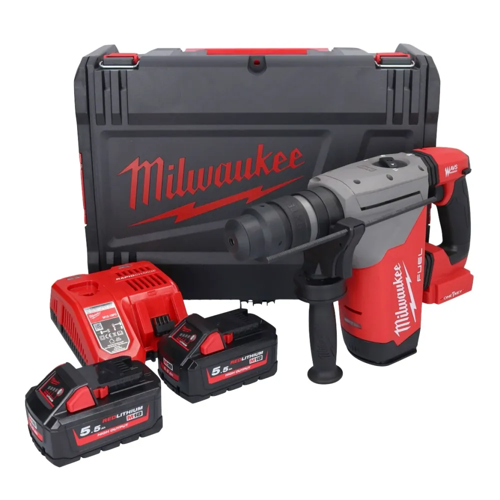 Milwaukee M18 ONEFHPX-552X Akumulatorowy młot udarowo-obrotowy 18 V 5,0 J bezszczotkowy ( 4933478496 ) + 2x akumulator 5,5...