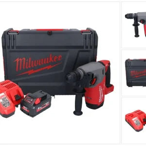 Milwaukee M18 ONEFHX-551X Akumulatorowy młot udarowo-obrotowy 18 V 2,5 J SDS-Plus Brushless + 1x akumulator 5,5 Ah + ładow...