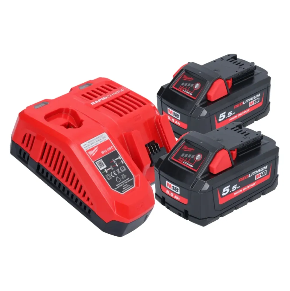 Milwaukee M18 ONEFHX-552X akumulatorowy młot udarowo-obrotowy 18 V 2,5 J SDS-Plus ( 4933478504 ) bezszczotkowy + 2x akumul...