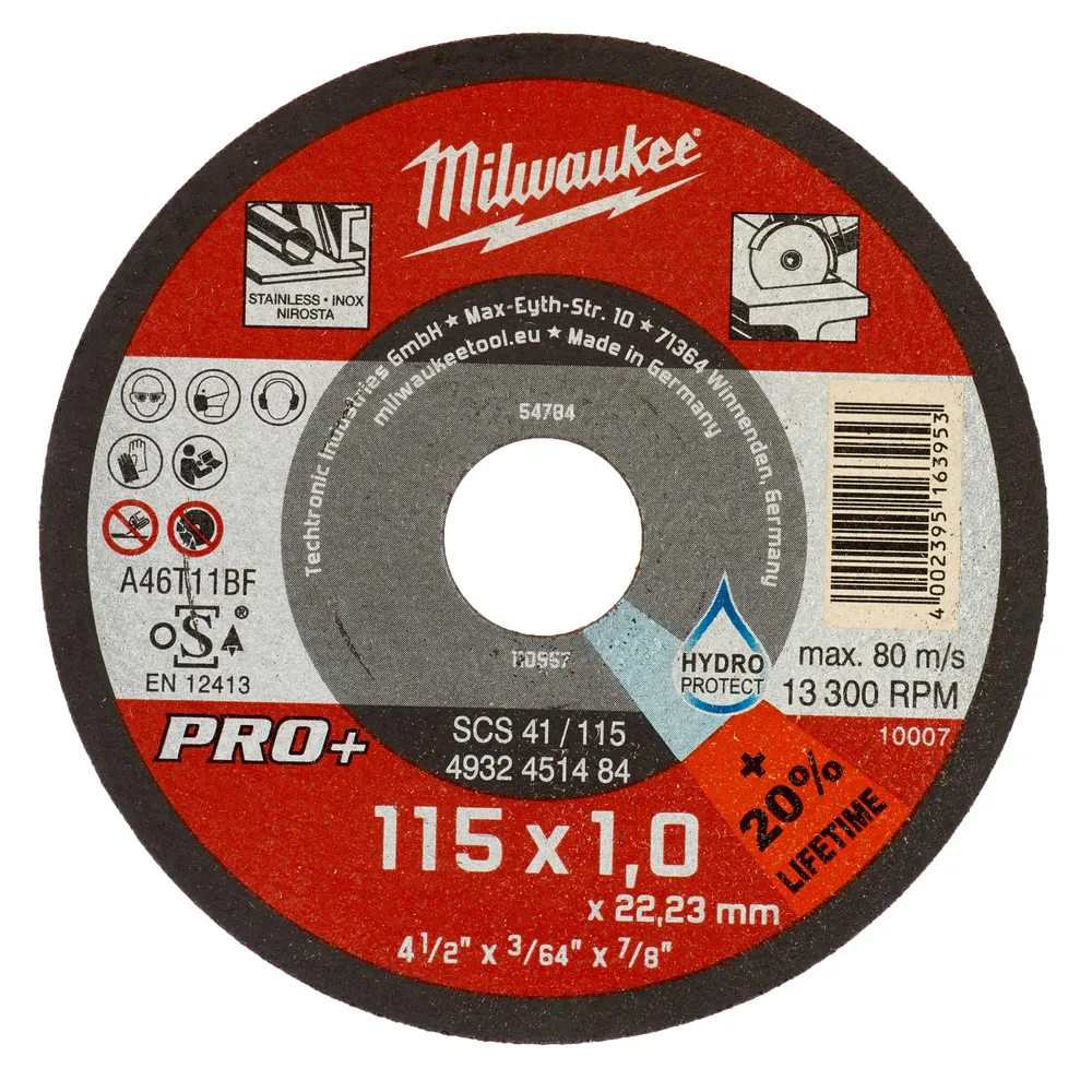 Tarcza tnąca Milwaukee SCS41 115 mm