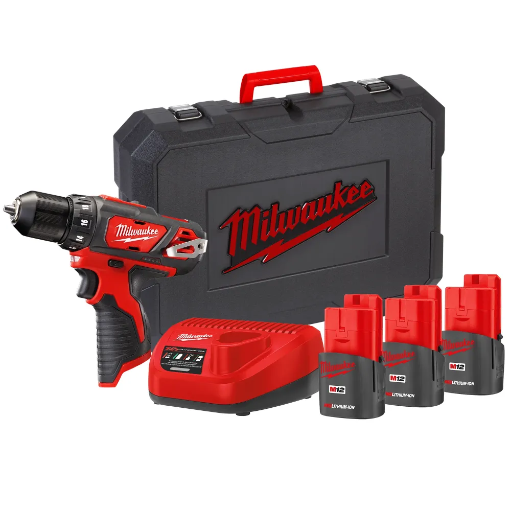 Wiertarko-wkrętarka akumulatorowa Milwaukee M12 BDD-153C 12 V 1,5 Ah