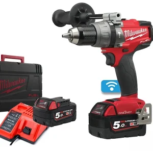 Milwaukee Wiertarko-wkrętarka udarowa M18 ONEPD ONE-KEY 18V 5.0Ah