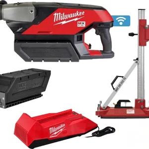 Milwaukee Wiertnica MX Fuel 2-biegowa na sucho i mokro silnik bezszczotkowy kolumna aluminiowa