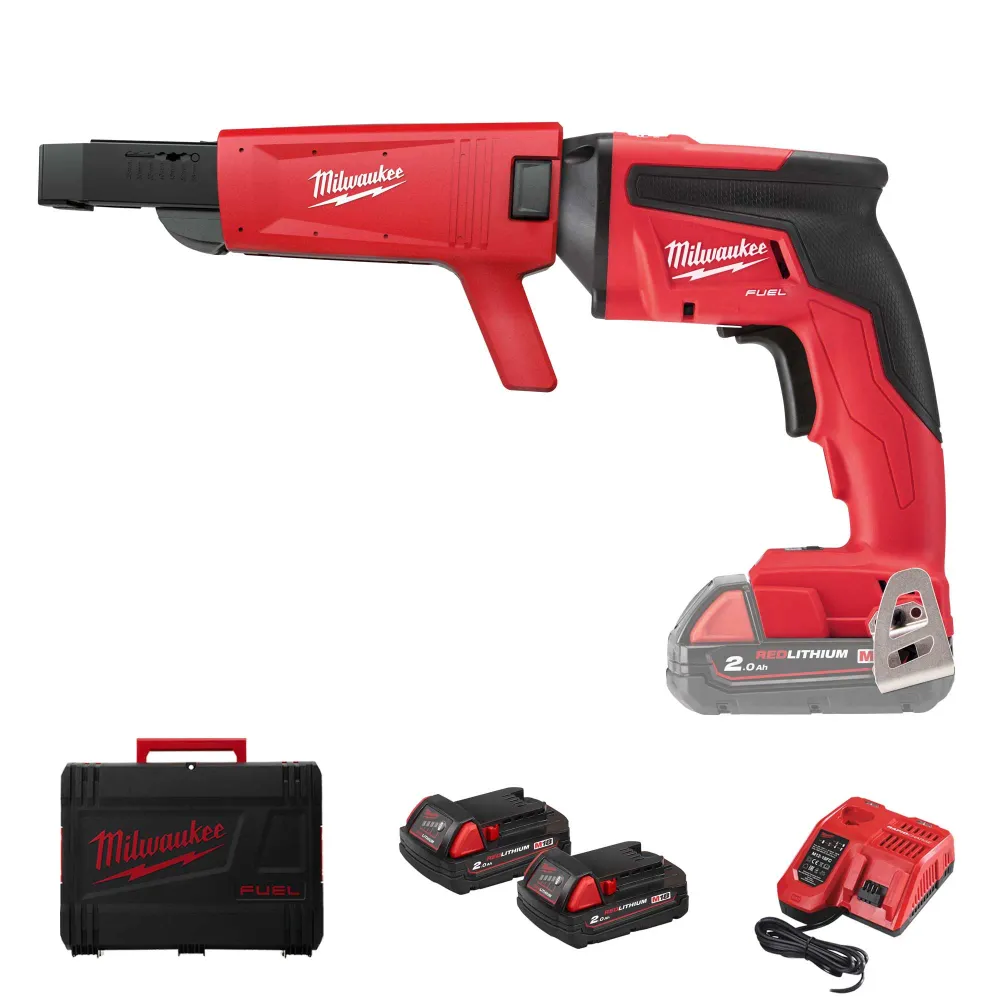 Wkrętarka do płyt gipsowo-kartonowych Milwaukee M18 FSGC-202X 18 V 2 Ah