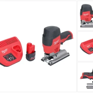 Wyrzynarka akumulatorowa Milwaukee M12 JS-251 12 V + 1x akumulator 2,5 Ah + ładowarka