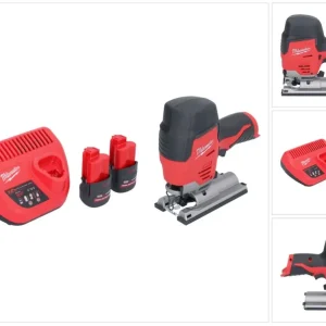 Wyrzynarka akumulatorowa Milwaukee M12 JS-252 12 V + 2x akumulator 2,5 Ah + ładowarka