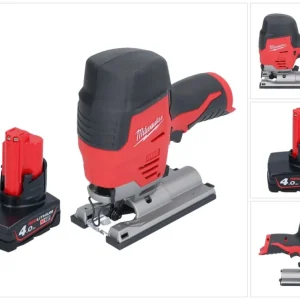 Wyrzynarka akumulatorowa Milwaukee M12 JS-401 12 V + 1x akumulator 4,0 Ah - bez ładowarki