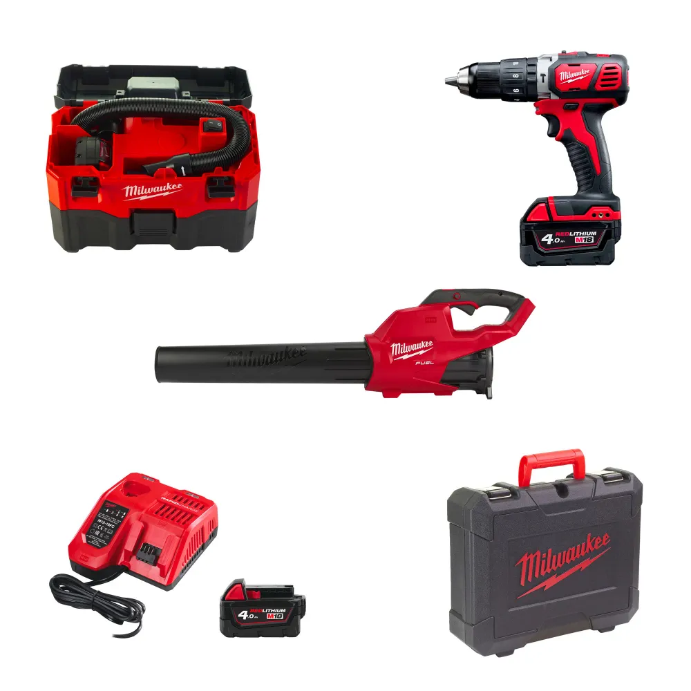Zestaw Milwaukee M18 BPDVFB3A-402X 18 V 4 Ah