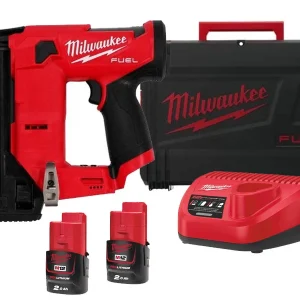 Milwaukee zszywacz akumulatorowy M12 Fuel FCN18GS 18G 16-38mm z zestawem