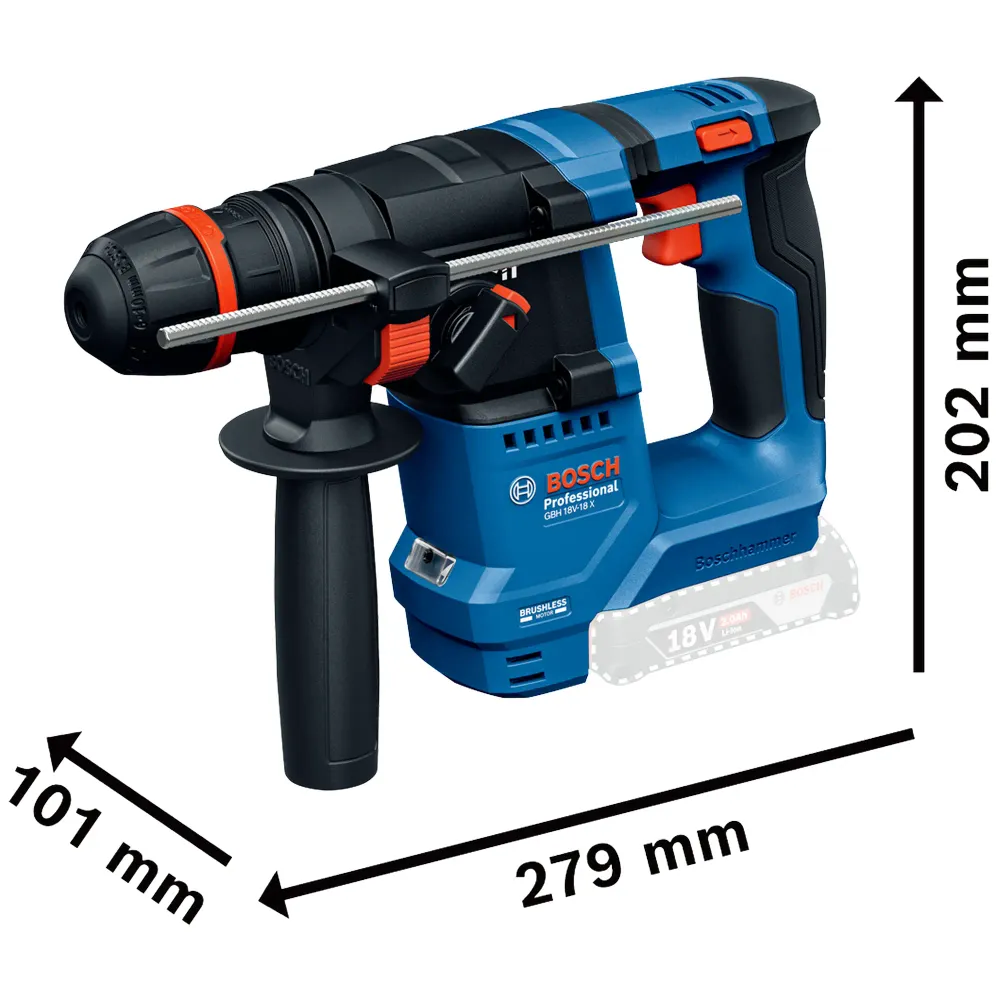 Młotowiertarka Bosch GBH 18V-18 X PRO 18V