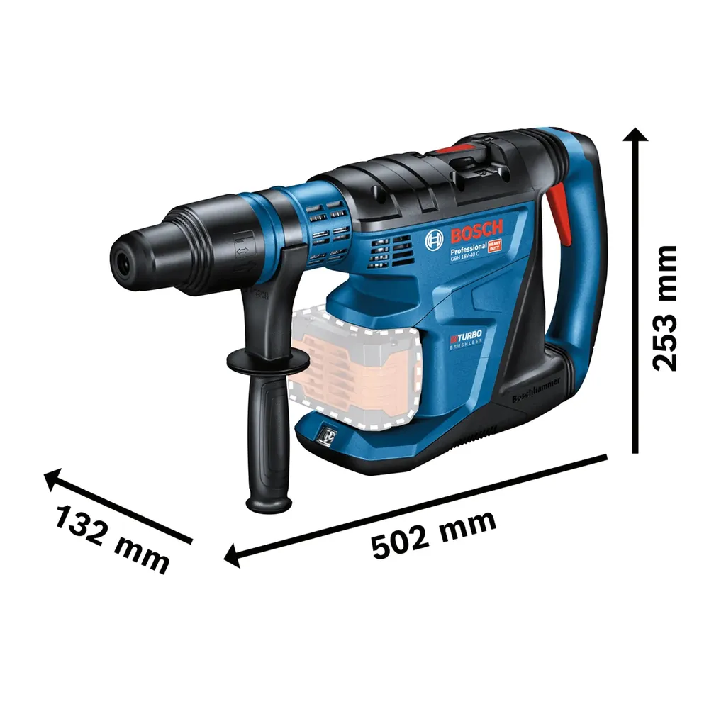 Młotowiertarka Bosch GBH 18V-40 C PRO 18V 8Ah