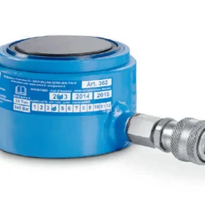 OMCN 362 Siłownik hydrauliczny kompaktowy jednostronnego działania 30 ton, skok 78mm, niebieski
