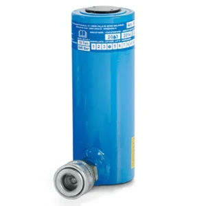 OMCN cylinder hydrauliczny 360/BM jednostronnego działania 10 ton niebieski powrót sprężynowy