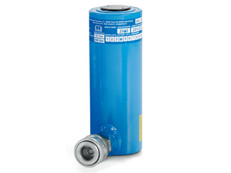 OMCN Siłownik hydrauliczny 360/DM jednostronnego działania powrót sprężynowy 10 ton 255mm