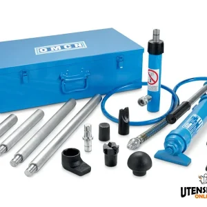 OMCN Titanik 355 podnośnik hydrauliczny 6 ton, przedłużenia, szybkie mocowanie, niebieski