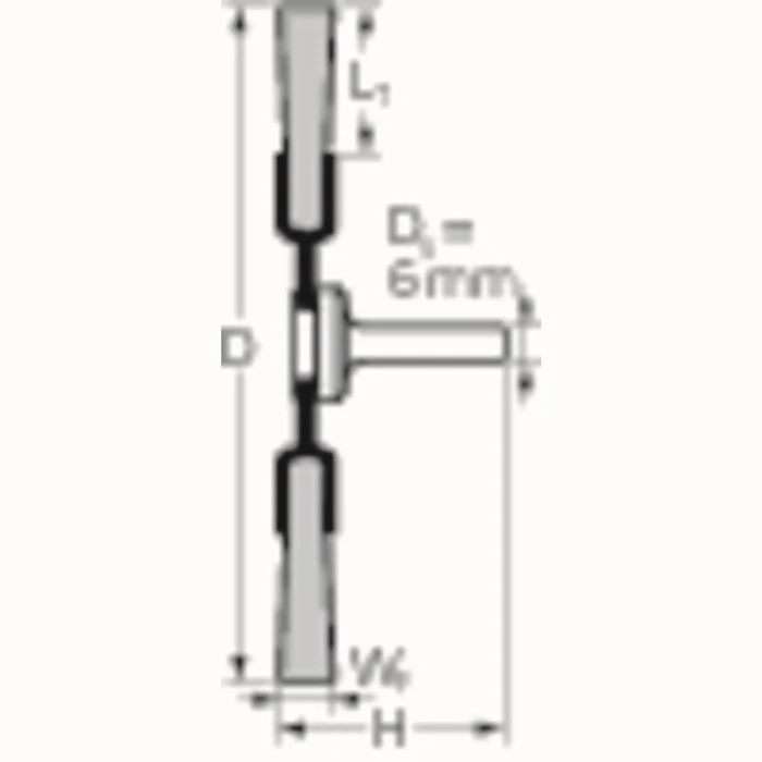 PFERD szczotka okrągł RBU INOX ( 8000433049 ) Ø 80 mm grubość drutu 0,2 mm