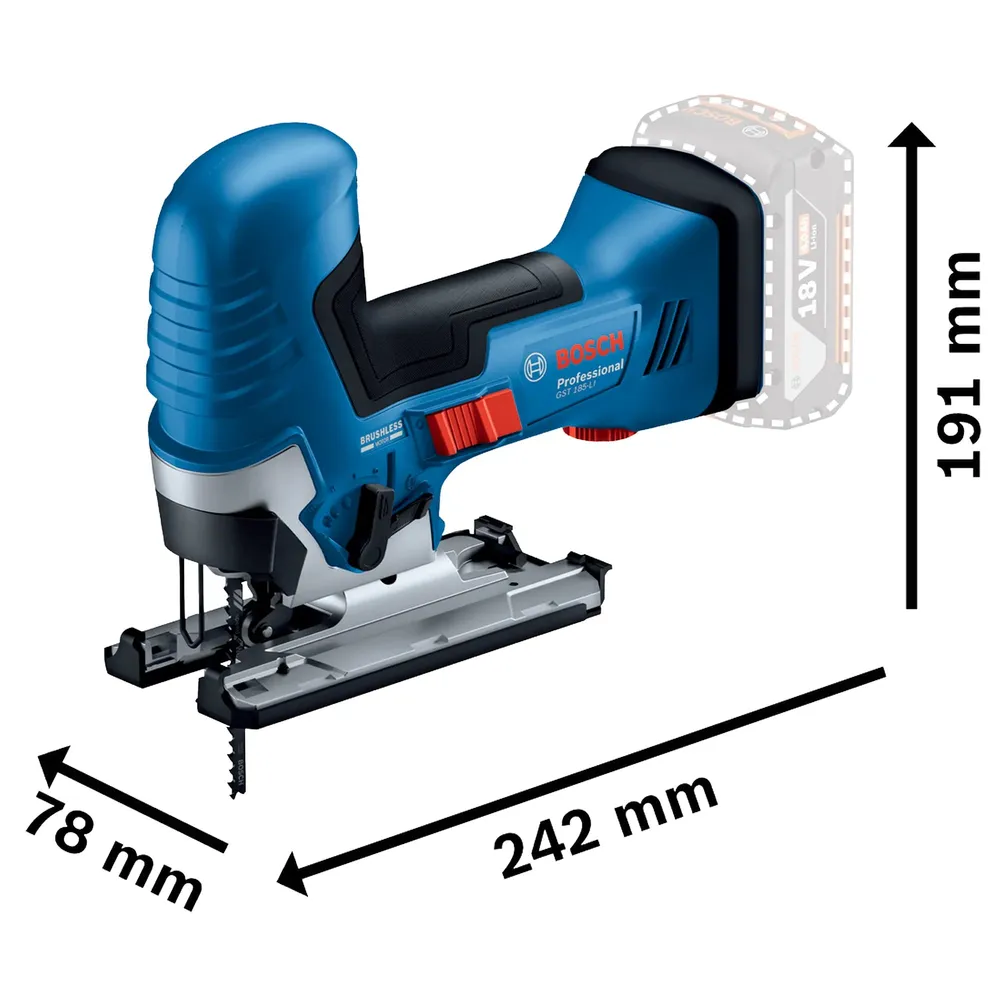 Pił szablasta Bosch GST 18V-125 S
