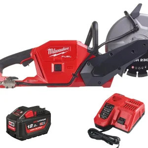 Pił tarczowa Milwaukee M18 Fuel FCOS230 230mm do cięcia na sucho i mokro zestaw akumulatorowy