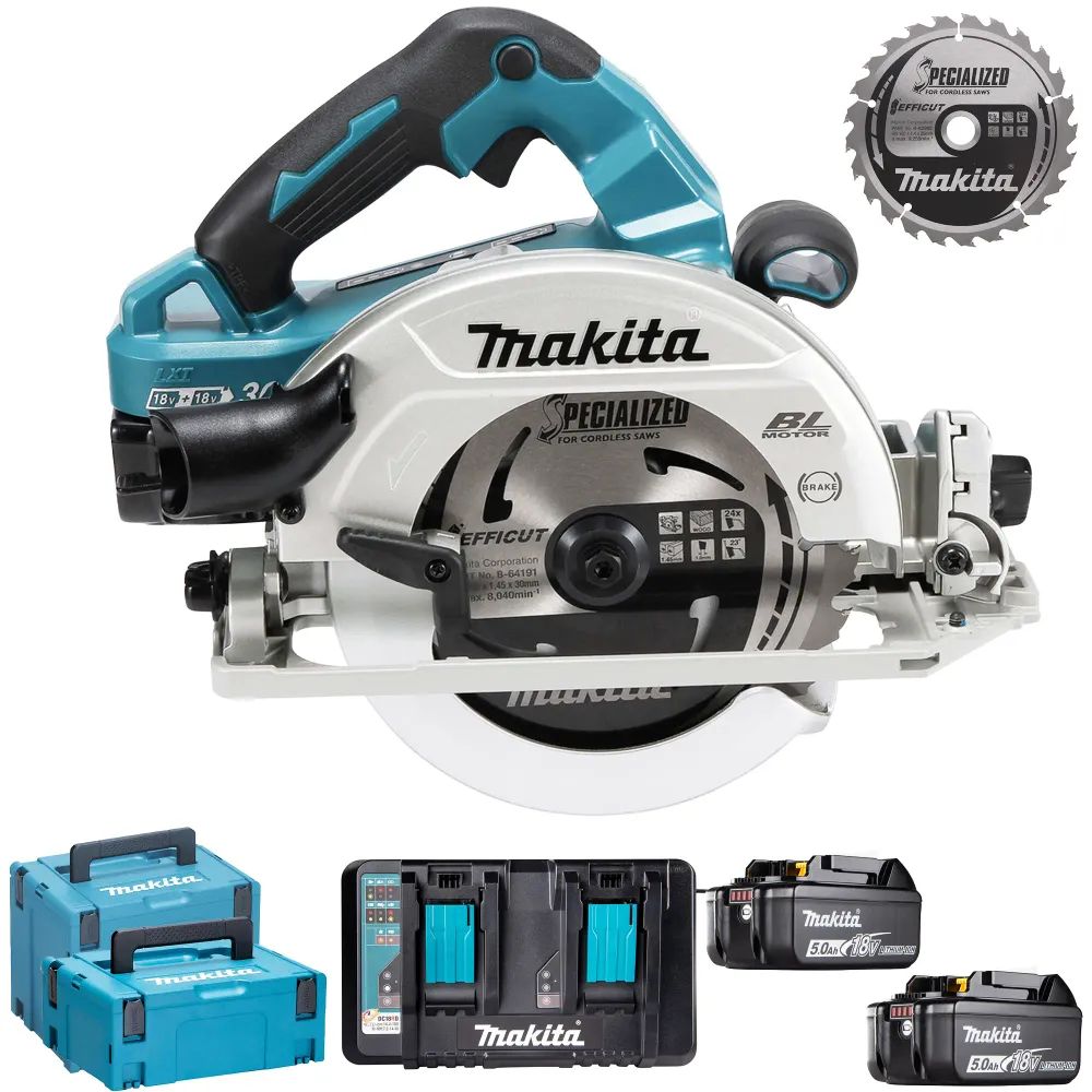 Pilarka tarczowa Makita DHS782PT2J 18Vx2 5Ah