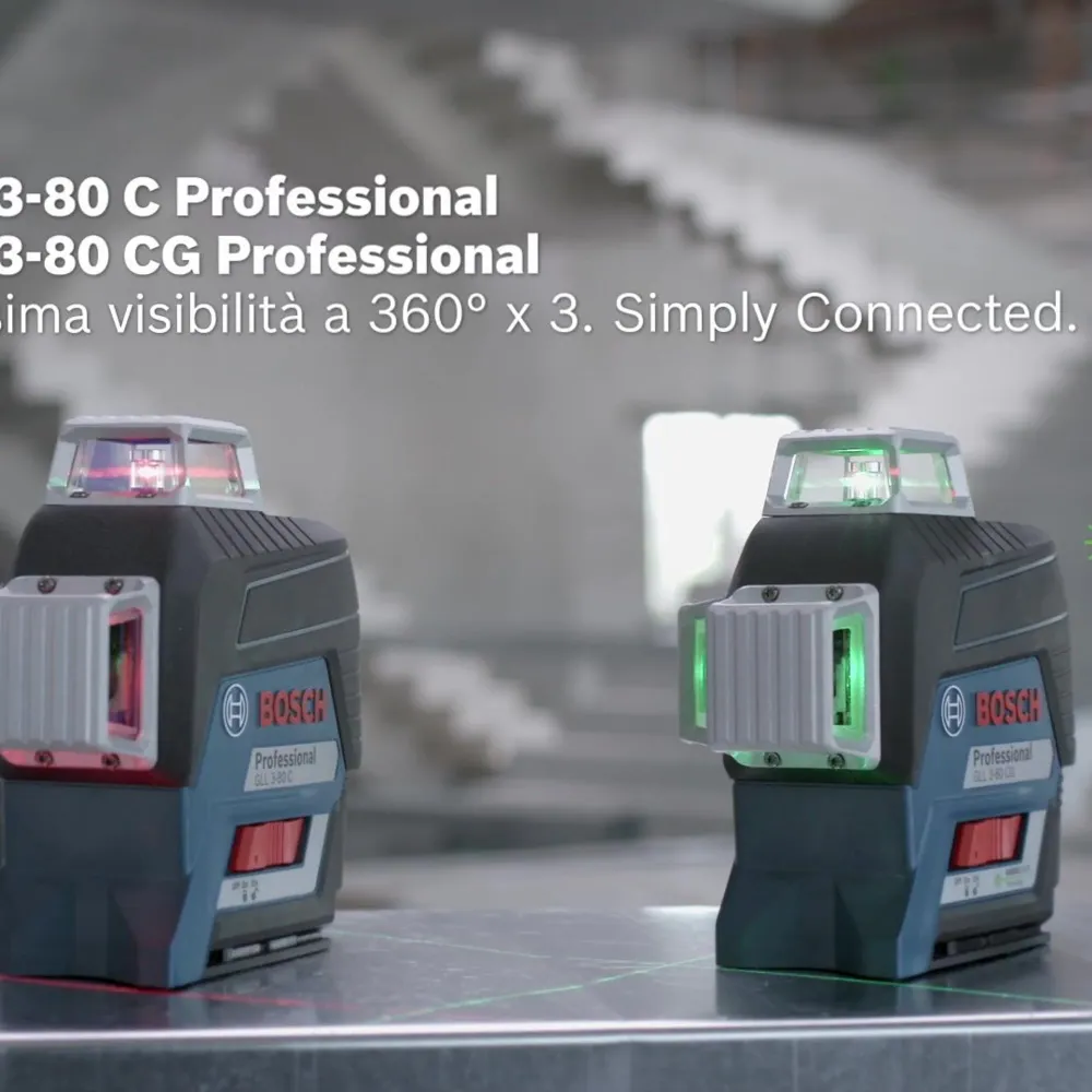 Poziomica laserowa Bosch GLL 3-80 C PRO 12 V