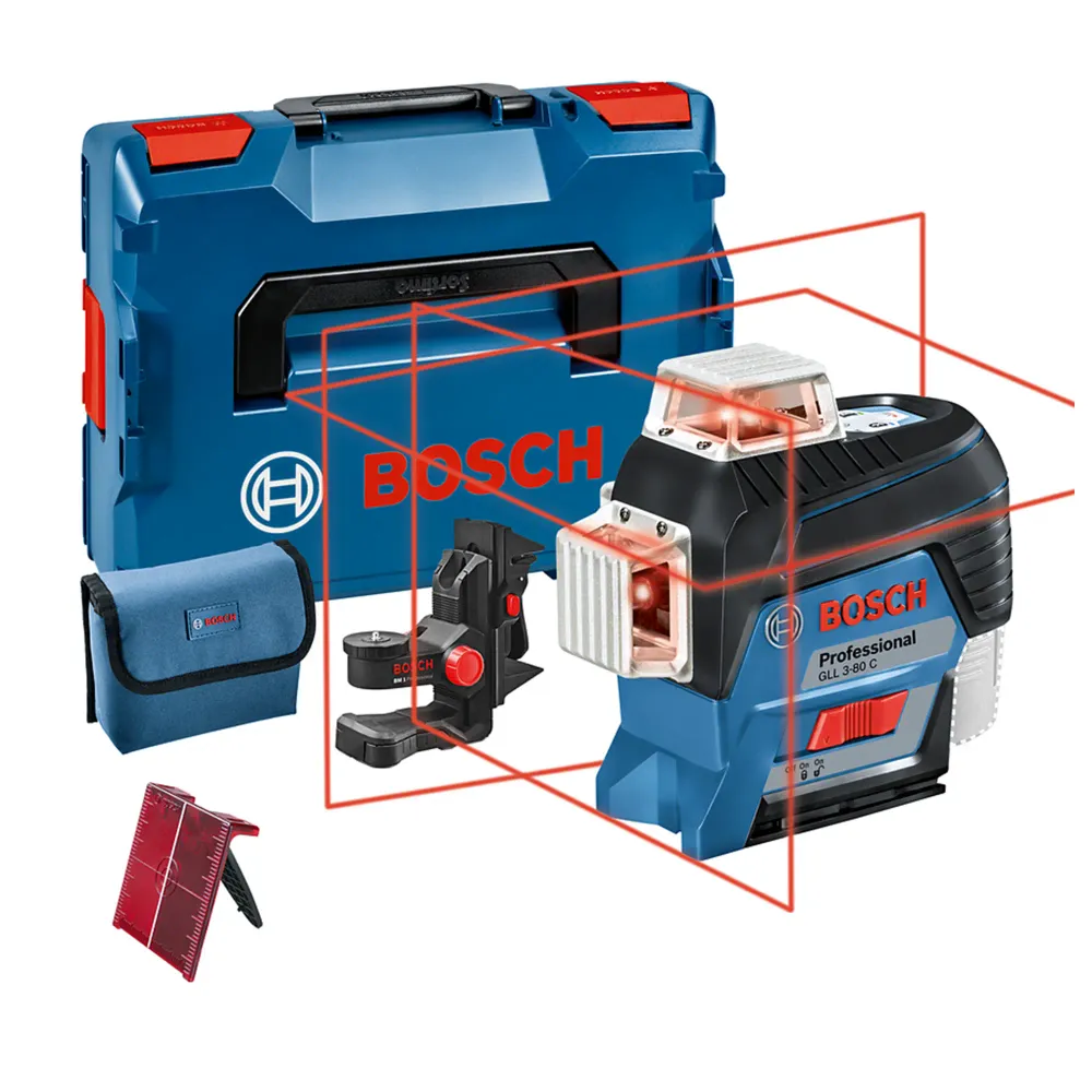 Poziomica laserowa Bosch GLL 3-80 C PRO 12 V