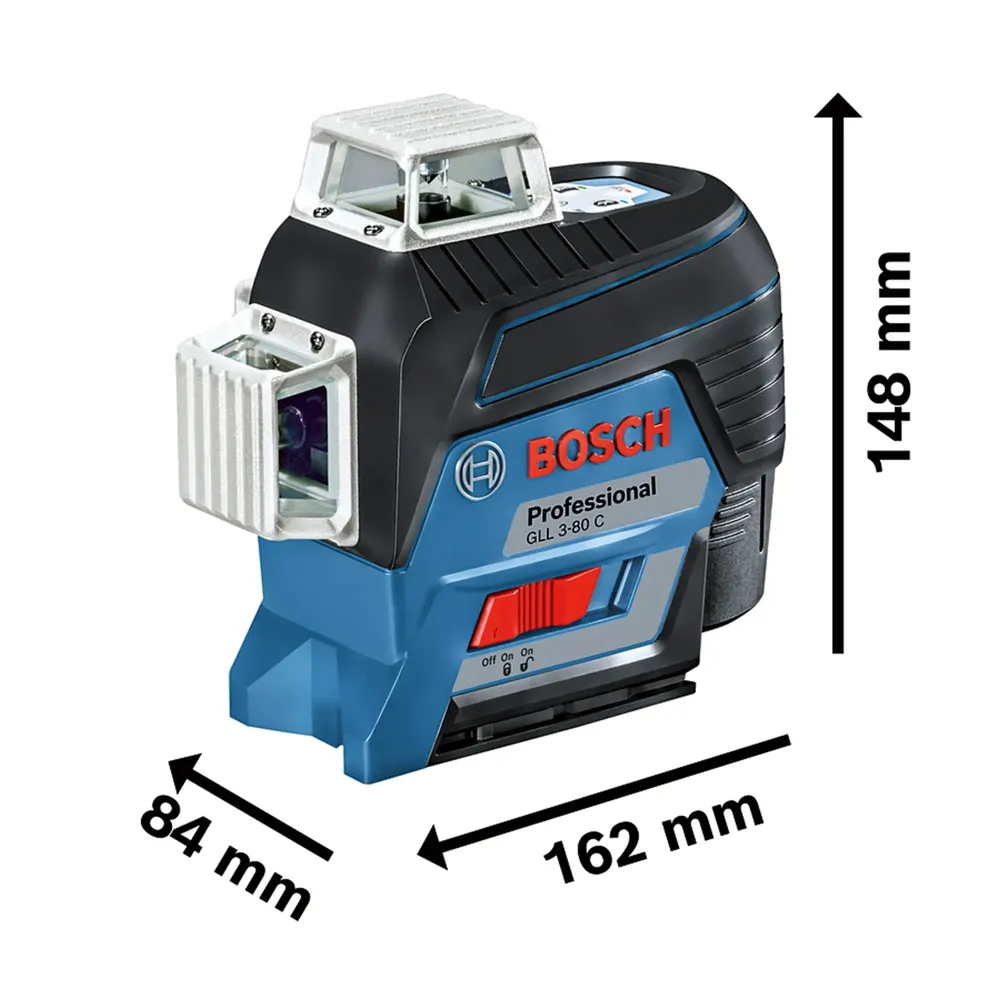 Poziomica laserowa Bosch GLL 3-80 C PRO 12 V